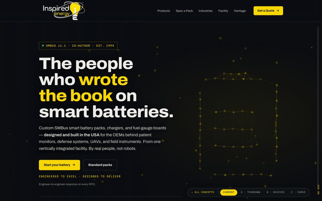 Particle battery hero